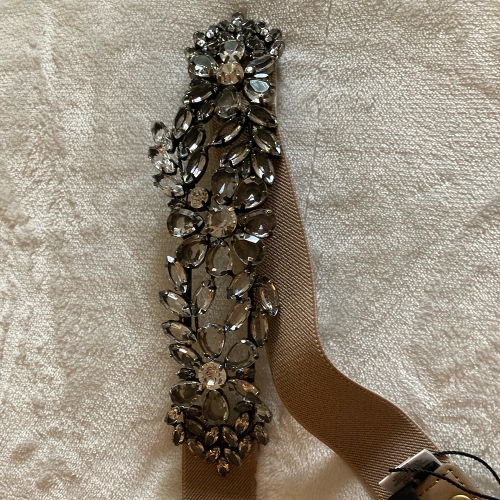 NWT bcbg elastic bling belt!